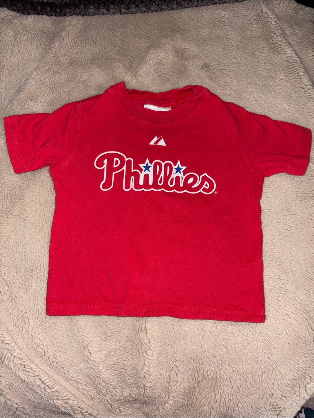 🔹4 for $30 Majestic Philadelphia Phillies #26 Utley Jersey Tee, 12 mo.